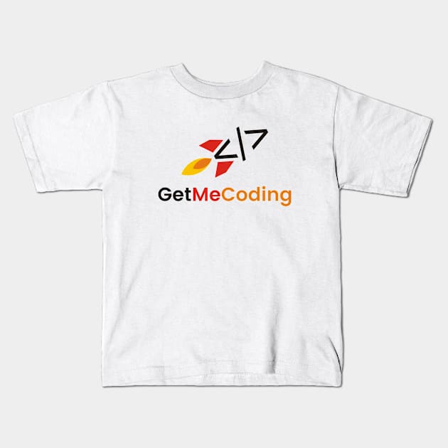 Get Me Coding Logo Apparel Kids T-Shirt by GetMeCoding.com Gear